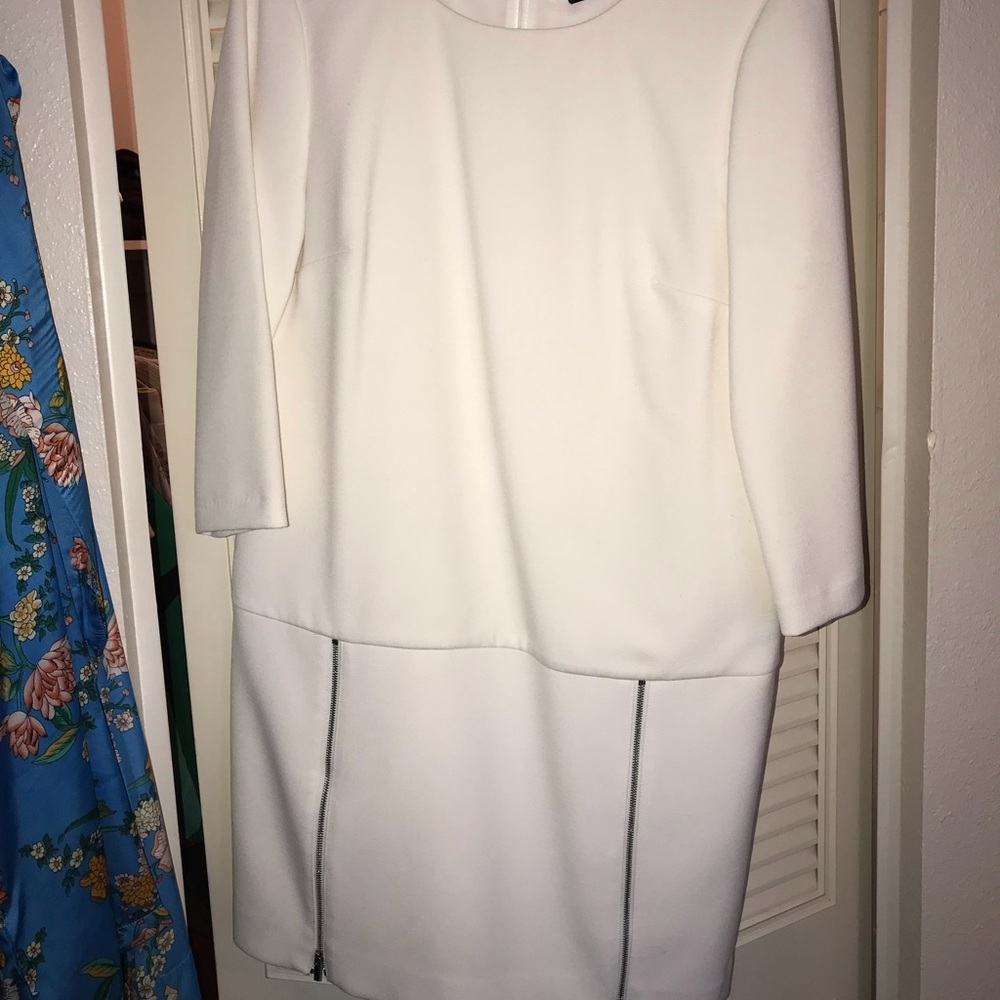Ann Taylor White Mini Dress